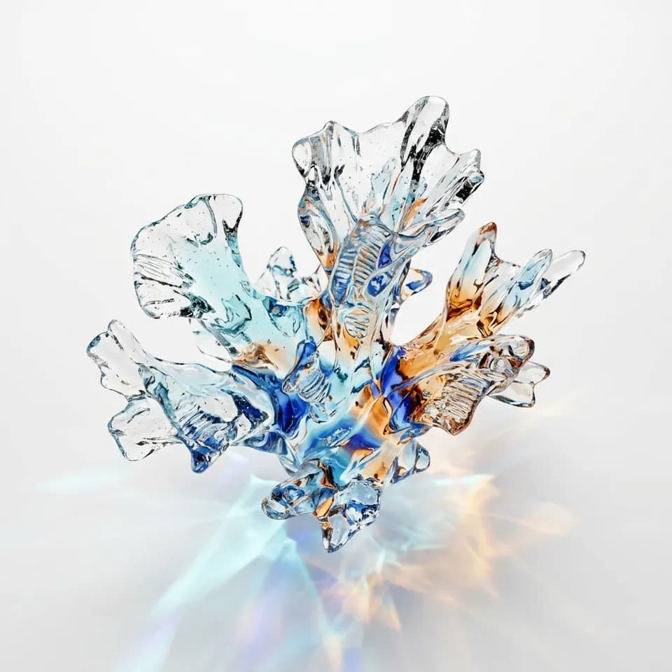 3D Crystal Coral